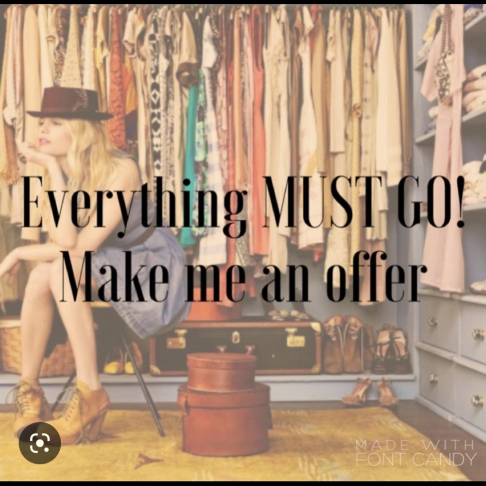 Make me an Offer!! Closet clean out!!